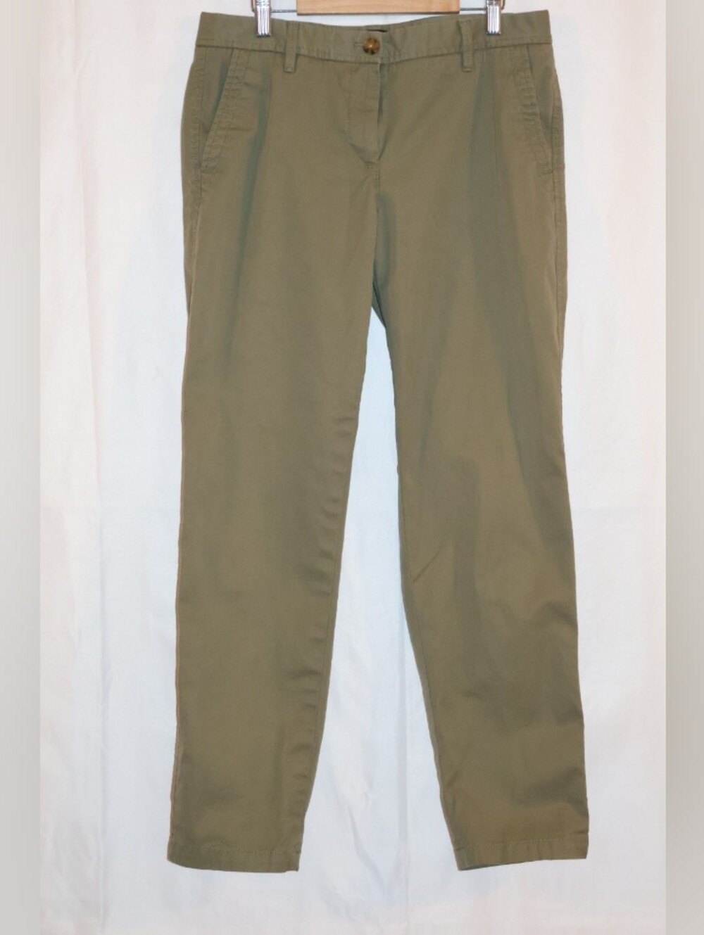 Talbots Olive Green Relaxed Chino Pants.